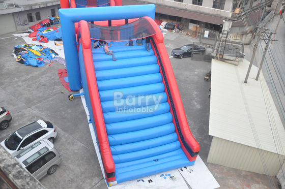 En plein air amusant adulte gonflable parcours d'obstacles 5K jeu d'obstacles Bouncer Slide Combo