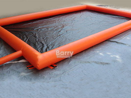 Conception personnalisée extérieur grand portable gonflable tapis de lavage de voiture gonflable avec pompe à air pour l' extérieur