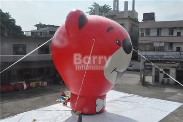 Ballon moulu gonflable d'ours rouge d'Oxford pour annoncer la taille de 8.5m