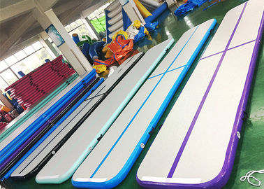 Tapis gonflable de gymnastique de voie de dégringolade de tapis du gymnase 10m de la voie d'air de taille faite sur commande 3m 4m 5m 6m 8m