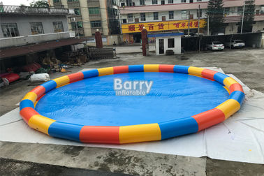Piscine gonflable de diamètre du cercle 15m d'usine de la Chine pour le jeu de boule de l'eau avec le PVC de 0.6mm